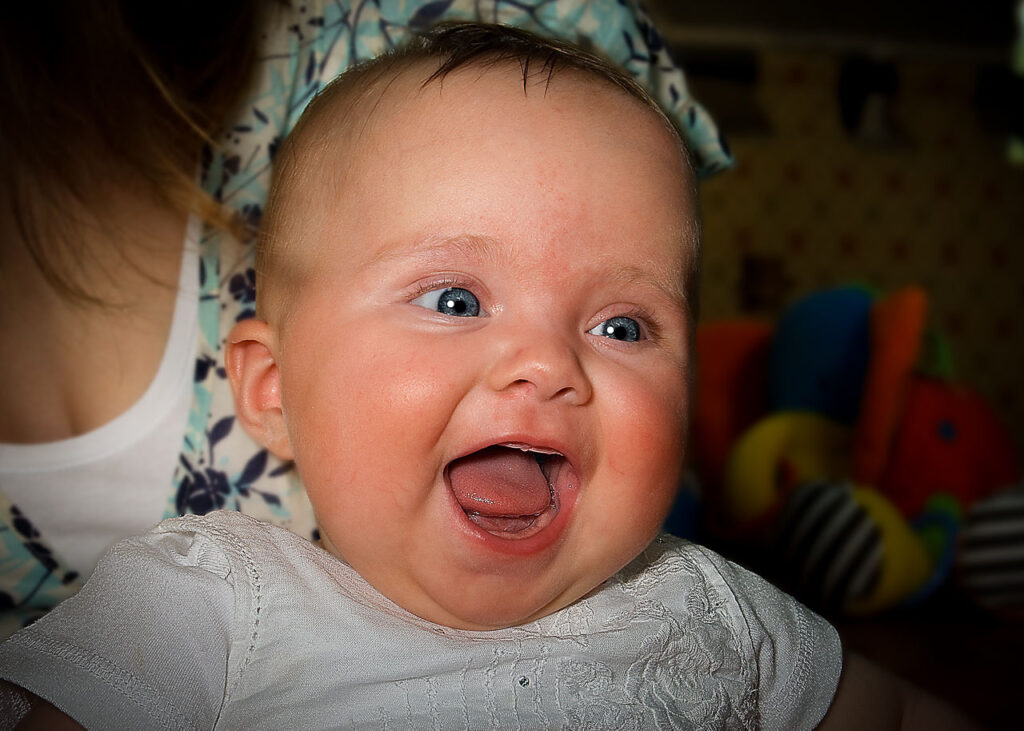 Cute baby photograph